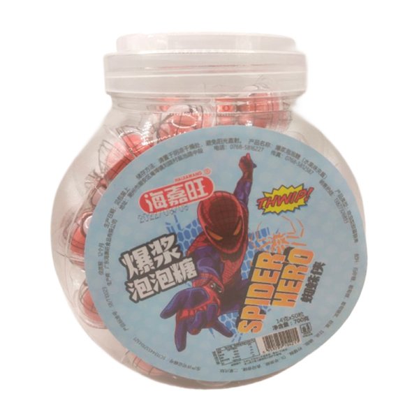 Zhevatelnaya rezinka Jiawang Spider Hero s zhidkoy nachinkoy 14g