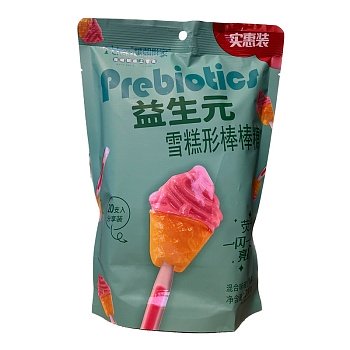 Леденцы на палочке T’Chao Prebiotics фруктовые 10г
