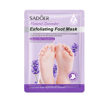 Маска Sadoer для ног отшелушивающая с лавандой 25г