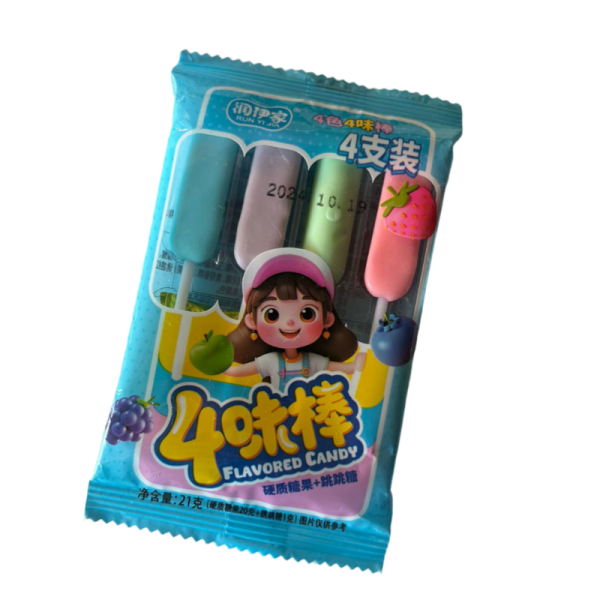 Konfety RunYiJia na palochke miks vkusov 21g