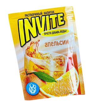 Напиток растворимый Invite апельсин 9г