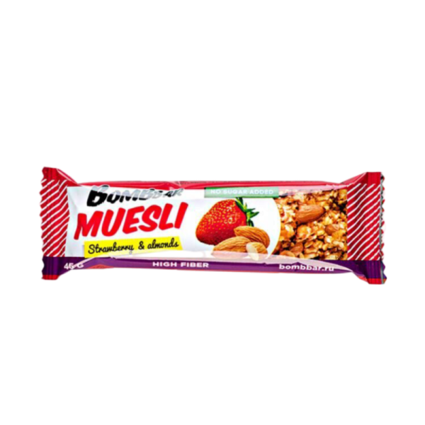 Batonchik myusli Bombbar Klubnika 45g