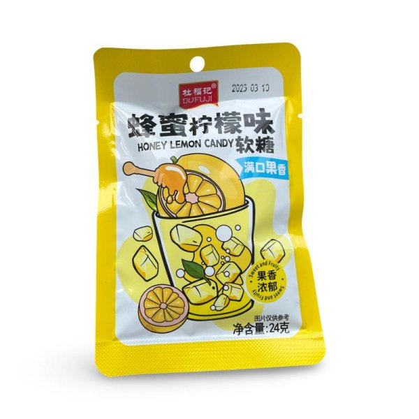 Marmeladnye konfety Dufuji fruktovye s medom 24g