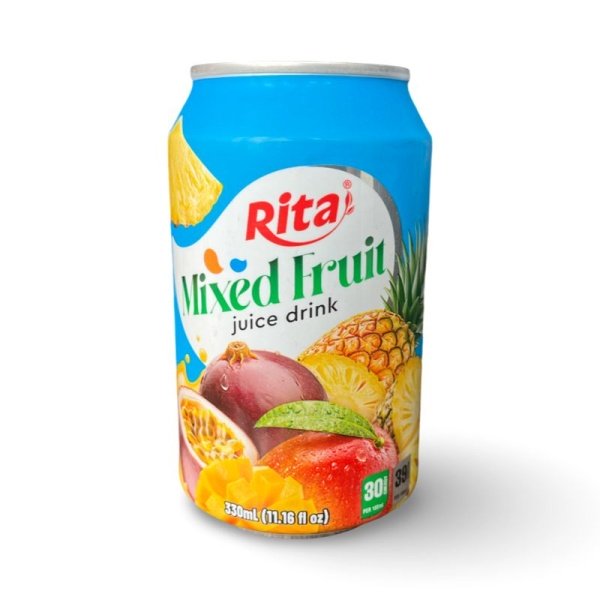 Napitok RITA sokosoderzhashchiy fruktovyy mango, ananas i marakuyya 330ml