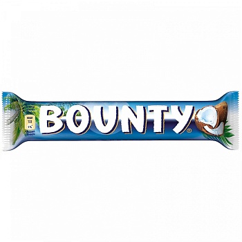 Шоколадный батончик Bounty 55г