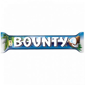 Шоколадный батончик Bounty 55г