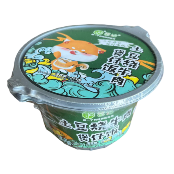 Ris LeQia v gorshochke so vkusom zharenoy govyadiny s fasolyu 245g