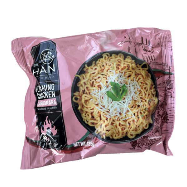 Lapsha The Han Kitchen Flaming Chicken Carbonara ostraya kuritsa v souse karbonara 135g