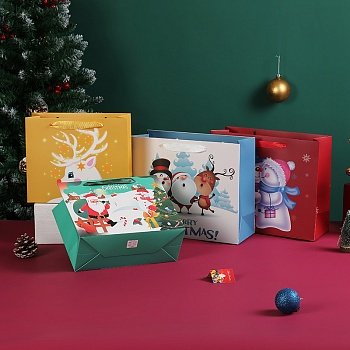 Пакет подарочный Snax Merry Christmas 022M 25x21x10