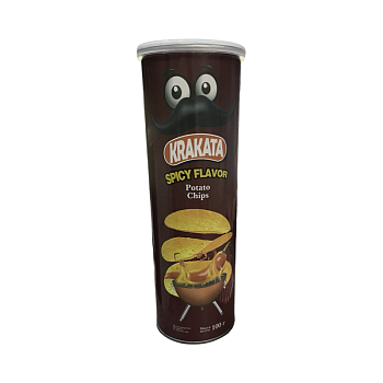 Чипсы  KRAKATA с острым вкусом 100г