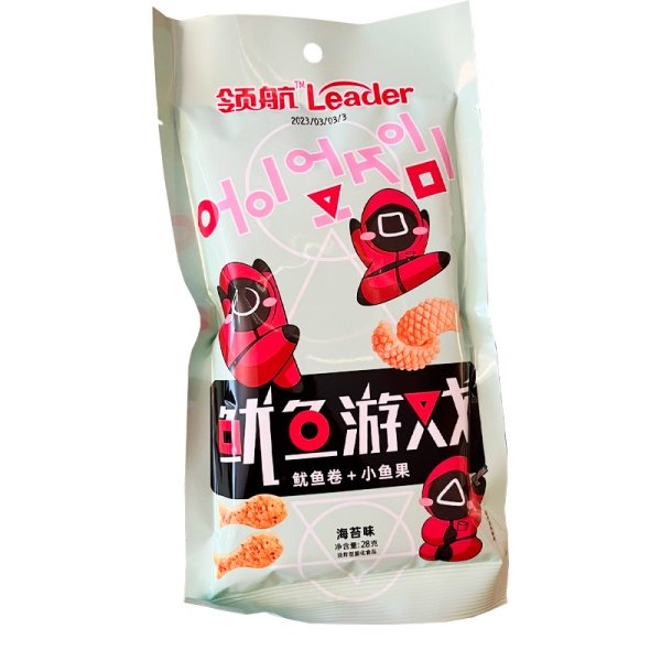 Chipsy Leader Igra v kalmara morskoy kokteyl 28g