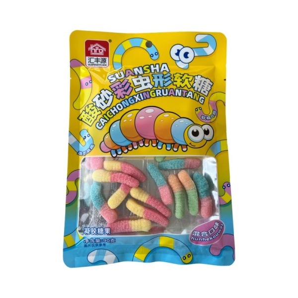 Marmeladnye konfety Huifengyuan chervyachki 90g