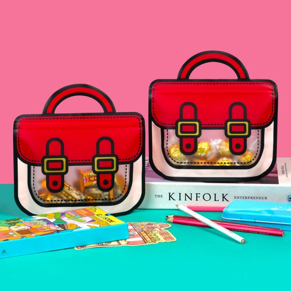 Paket podarochnyy Yokee Bag Y-03 26*24sm krasnyy