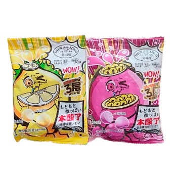 Конфеты Shun Long Wow Кислые лимон и маракуйя 20г