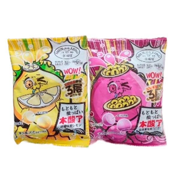 Konfety Shun Long Wow Kislye limon i marakuyya 20g