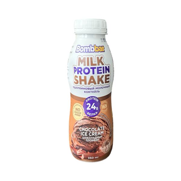 Kokteyl molochnyy Bombbar proteinovyy so vkusom shokolada 350ml