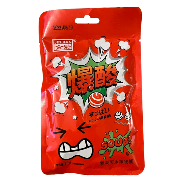 Konfety JinJian Sour Kislye kola 25g
