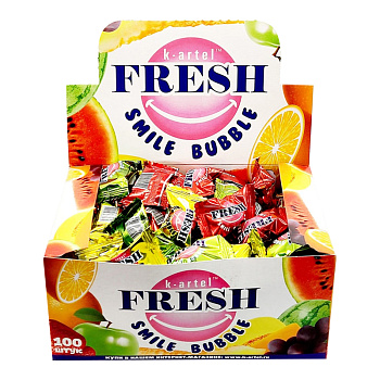 Жевательная резинка Fresh Smile ассорти вкусов 3г