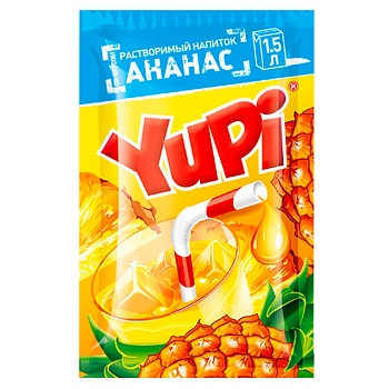 Напиток растворимый Yupi ананас 12г