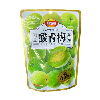Сухофрукты SuanQingMei слива зеленая 100г