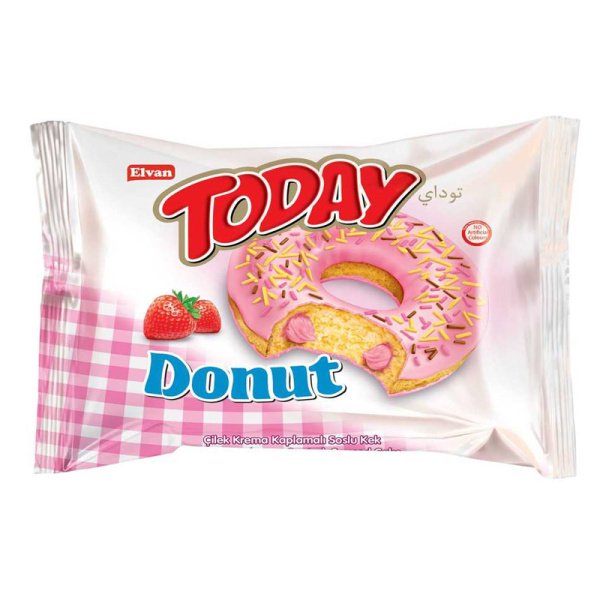 Ponchik Elvan Today Donut klubnika 40g