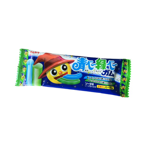 Zhevatelnaya rezinka Marukawa siniy i zelenyy yazyk 14g