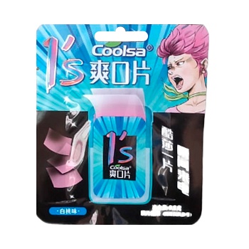 Пластинки мятные Coolsa Персик