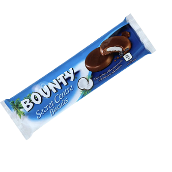 Печенье Bounty с кокосово-кремовой начинкой 132г