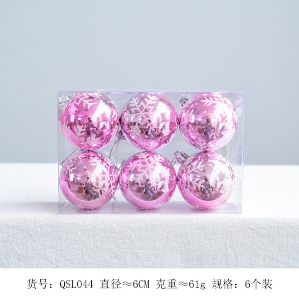 Elochnaya igrushka Snax SX-02 rozovye 6sht