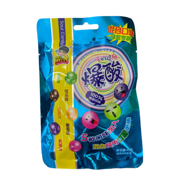 Konfety MengXiaoShuai kislye miks vkusov 22g