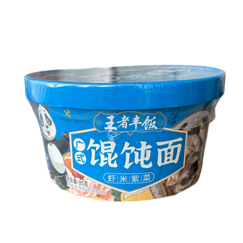 Лапша WangZheFengFan со вкусом креветок с вонтонами 95г