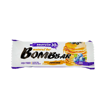 Батончик Bombbar со вкусом Смородиново-Черничного панкейка 60г