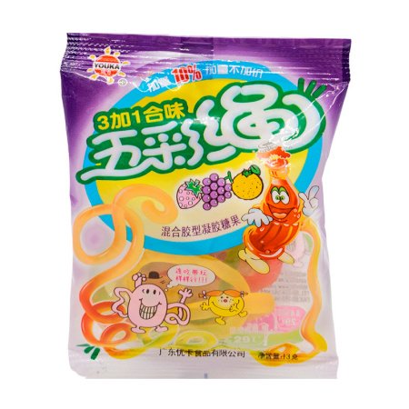 Marmelad Youka fruktovye kolechki 13g