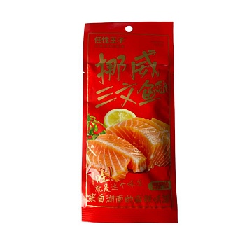 Соевое мясо Yuwei со вкусом лосося 18г