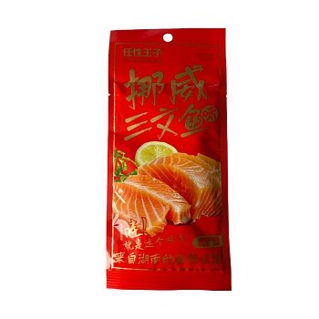 Соевое мясо Yuwei со вкусом лосося 18г