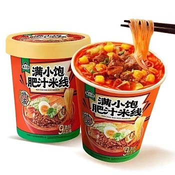 Лапша Man Xiao Bao рисовая острая 112г