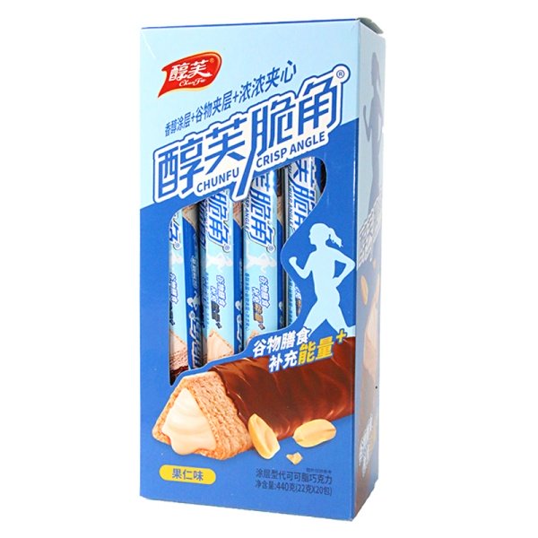 Khrustyashchaya palochka Chunfu s orekhami i shokoladom 22g