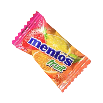 Жевательные конфеты Mentos с фруктовым вкусом 2,7г