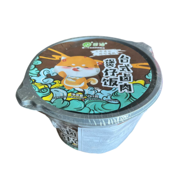 Ris LeQia v gorshochke so vkusom svininy v tayvanskom stile 245g