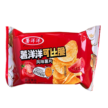 Чипсы ShuYangyang Guoba с томатным вкусом 30г