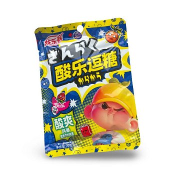 Драже Yileke кислые фруктовые 20г